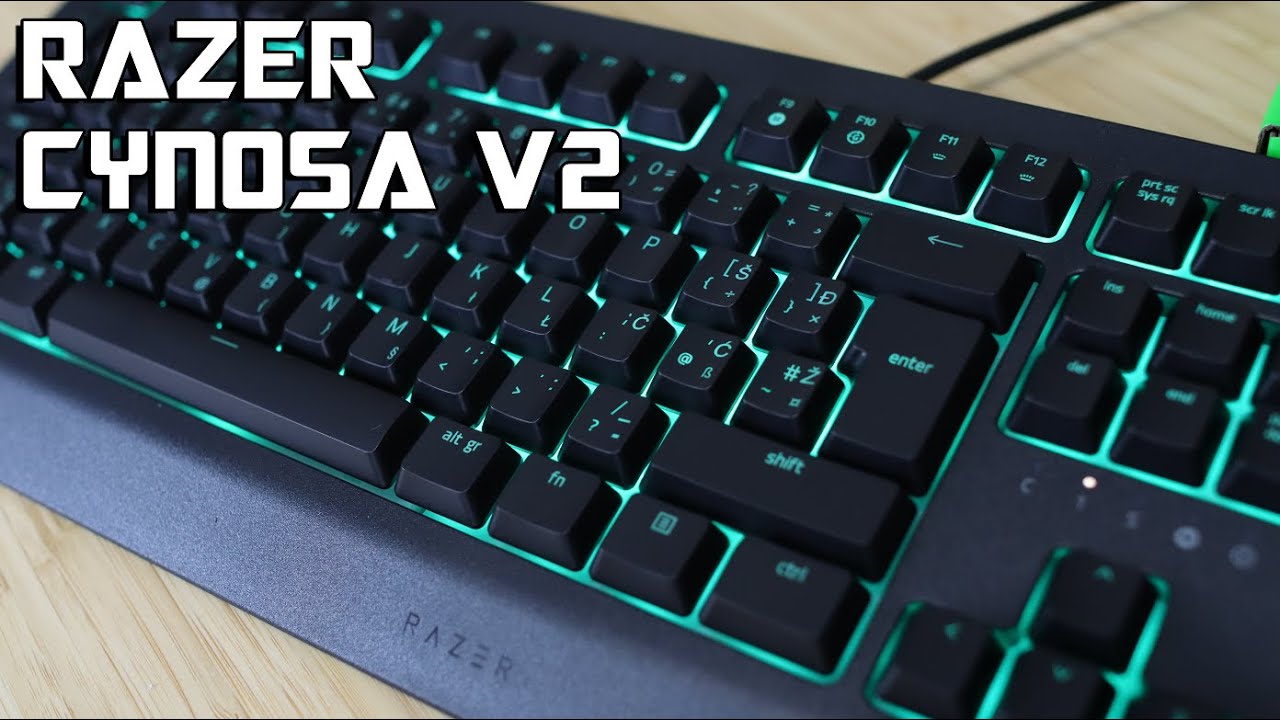 Brutalan RGB na membranskoj tipkovnici - Razer Cynosa V2