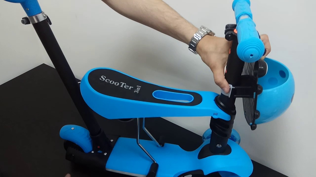 Как собрать самокат 5 в 1 Божья Коровка. sky scooter 5 in 1