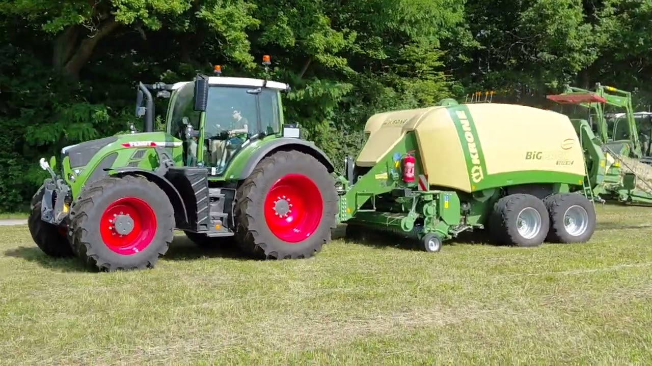 FENDT 516 Vario KRONE BiG PACK 1270 VC Agrarservice Michel & Michel Mannheim-Seckenheim