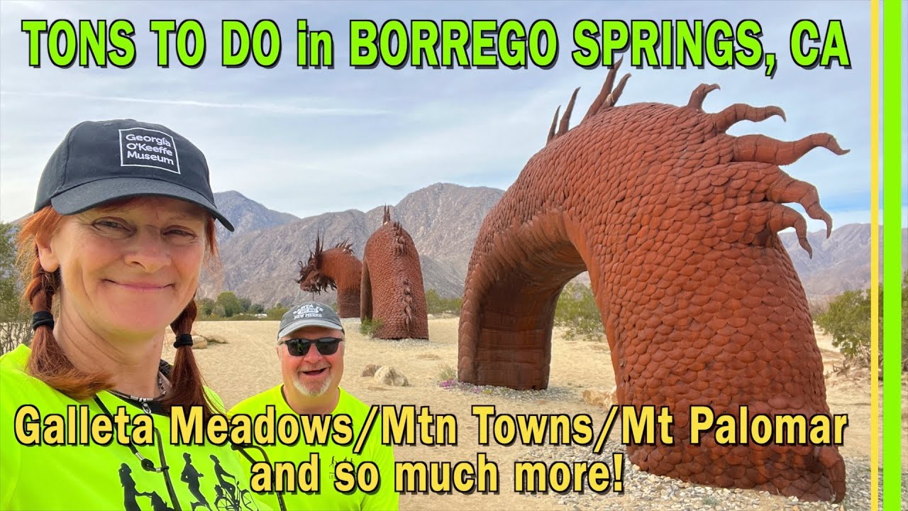 10 THINGS TO DO in Borrego Springs CA | Magical Galleta Meadows Estate | Mtn Towns & Palomar | EP257
