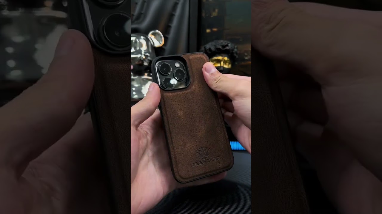luxury high-end iPhone case comes with a card holder and feels soft and comfortable #shorts