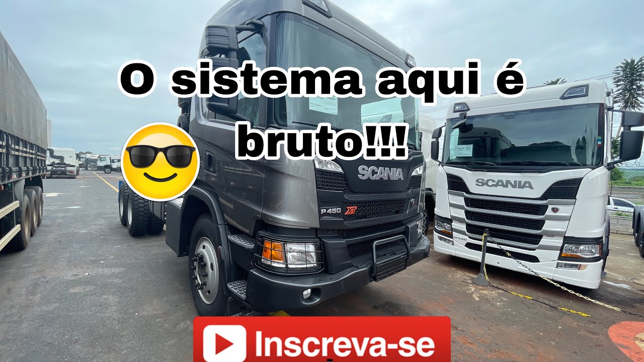 Scania P450 XT 6x4 Plataforma!!! Um Truck bruto demais!!!!