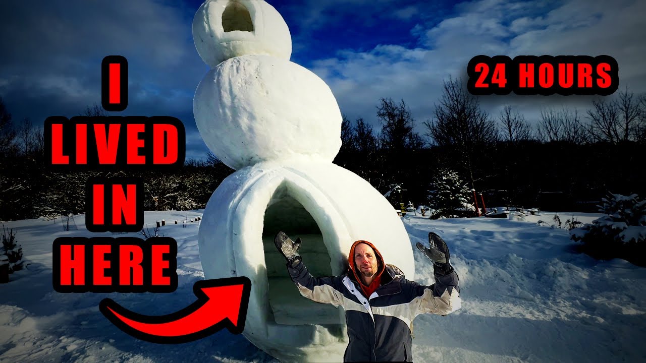 Three Stories Tall | This Snow Fort Became a Survival Shelter