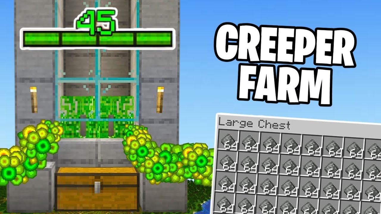 EASIEST AFK Creeper Gunpowder Farm In Minecraft 1.21!  Java Tutorial
