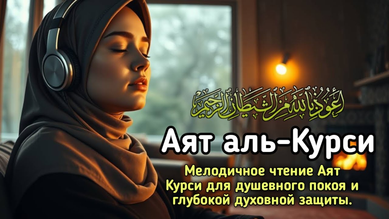 Красивое чтение Аят Аль-Курси для мира в сердце и глубокой духовной защиты