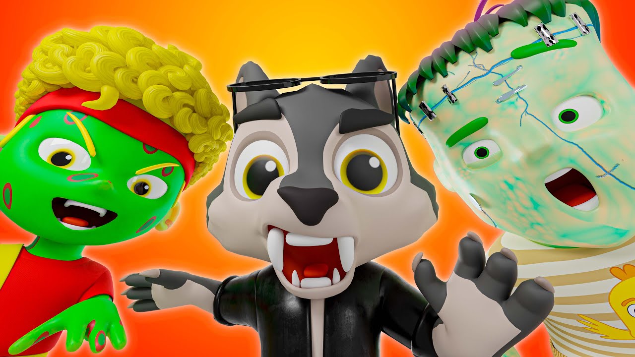 Halloween Monsters Party | D Billions Kids Songs