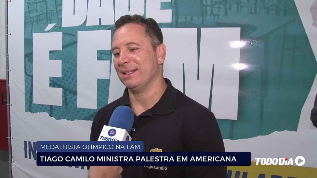 MEDALHISTA OLÍMPICO NA FAM: TIAGO CAMILO MINISTRA PALESTRA EM AMERICANA