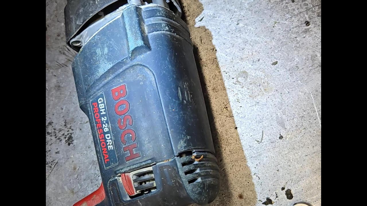 BOSCH GBH 2-26 DRE Full Bearing Replacement: Disassembly, Assembly and Test Run