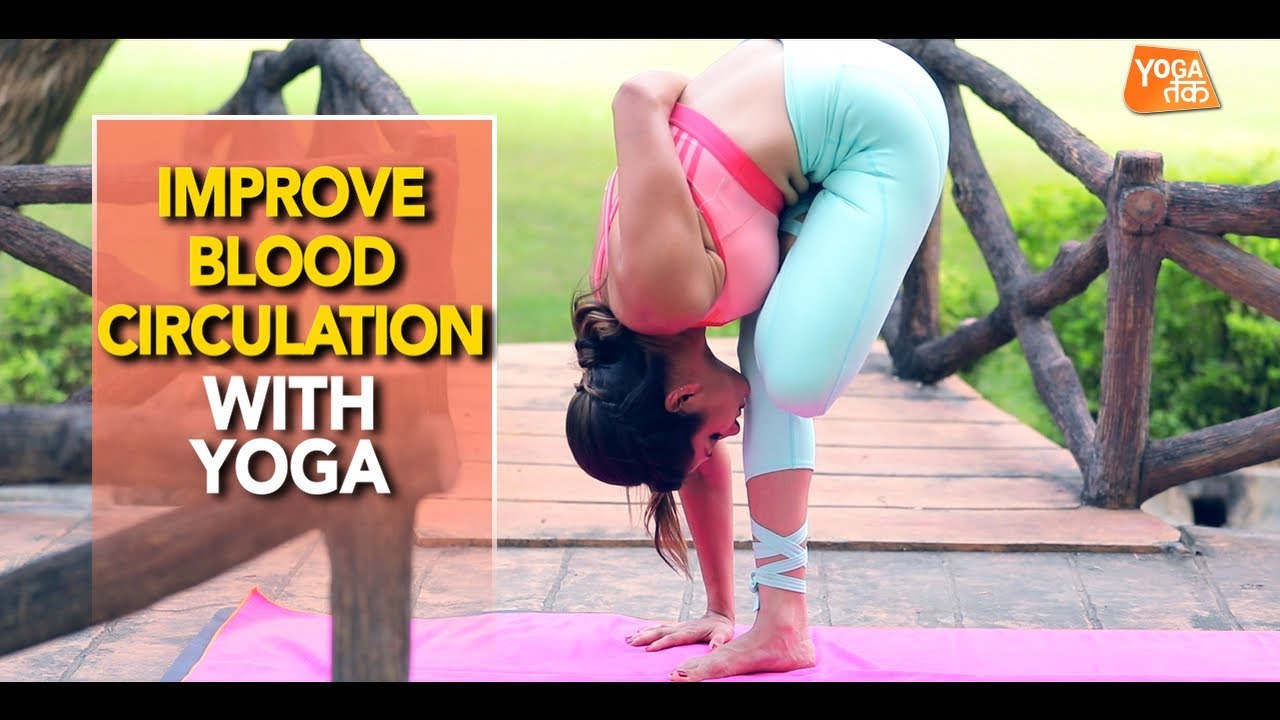 Yoga To Improve Blood Circulation | Half Bound Lotus Standing Forward Fold | Yoga Tak