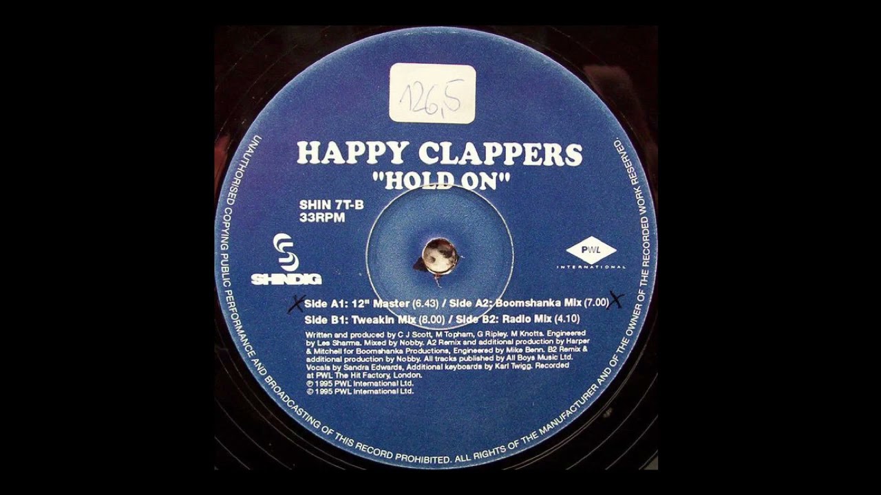 Happy Clappers - Hold On (Radio Mix)