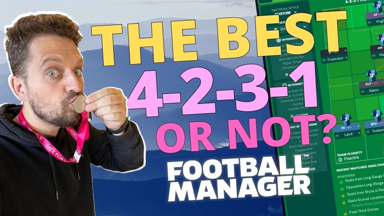 The Best Tactic in Football Manager? | FM21 4-2-3-1 Gold Medalist Tested