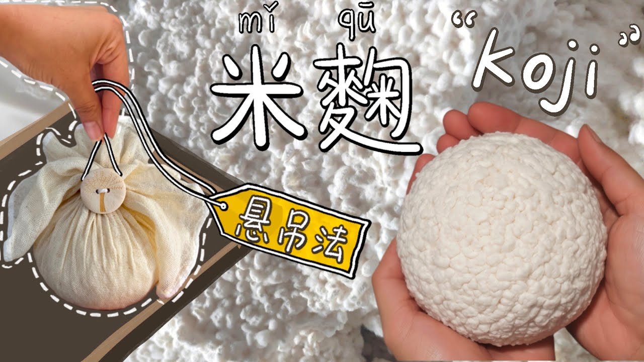 米麴制作｜不用发酵箱也能成功的悬吊法！