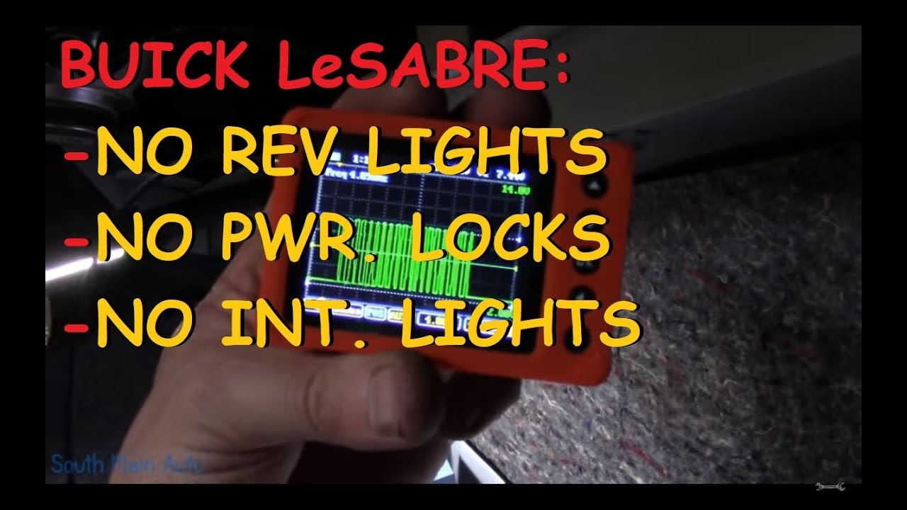 Buick LeSabre: No Reverse, Interior Lights, No Defogger, No Power locks