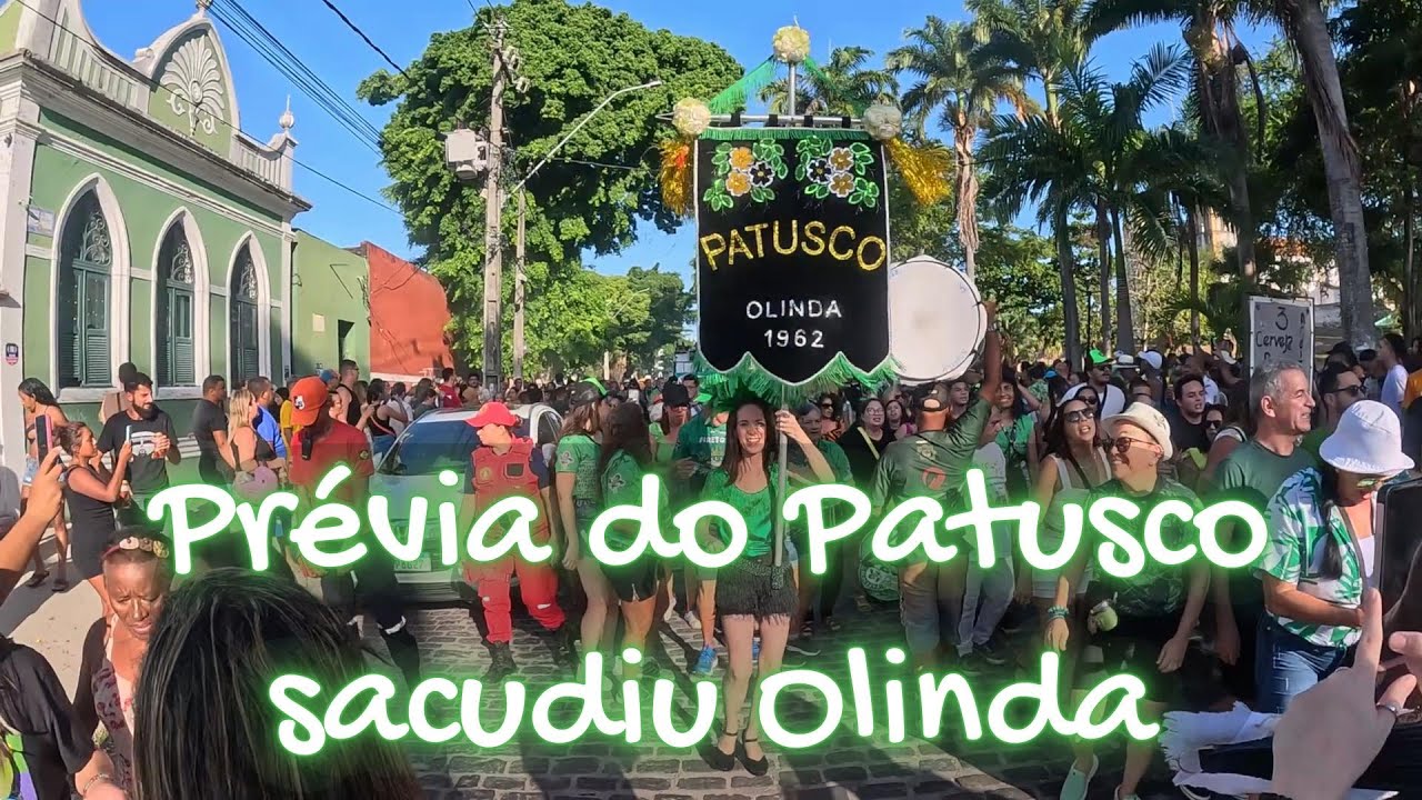 🎉 PATUSCO agita Olinda com Samba e Alegria! 🥁 #olinda #carnaval