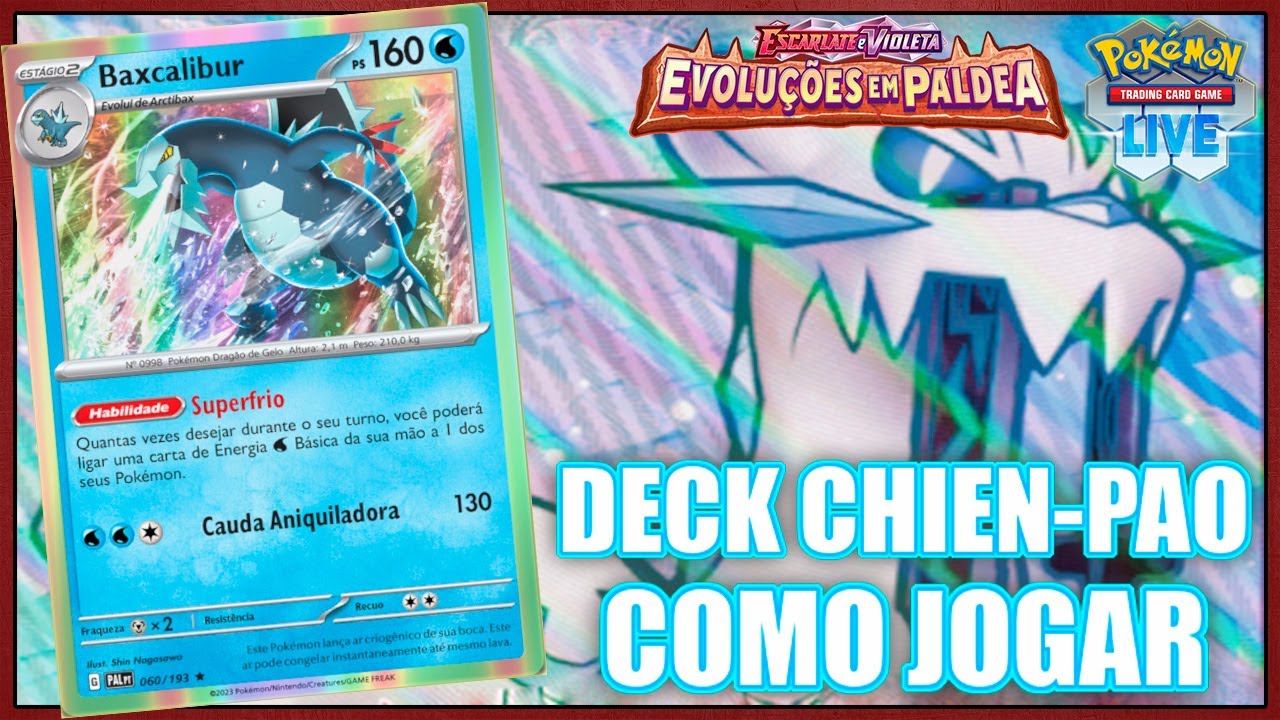 DECK CHIEN-PAO EX - ÓTIMO PARA INICIANTES - POKÉMON TCG LIVE #4