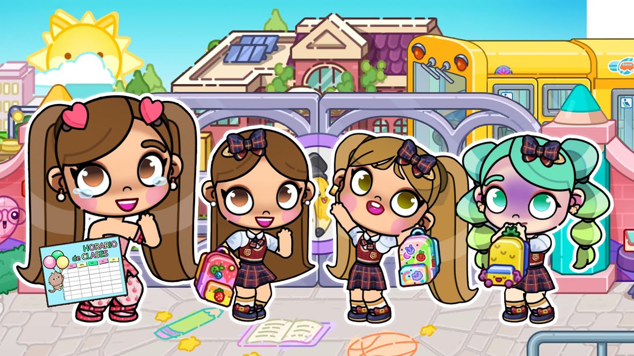 LILI CONOCE A SUS MEJORES AMIGAS EN EL PRIMER DÍA DE ESCUELA... en Avatar World | Alicia Gameplays
