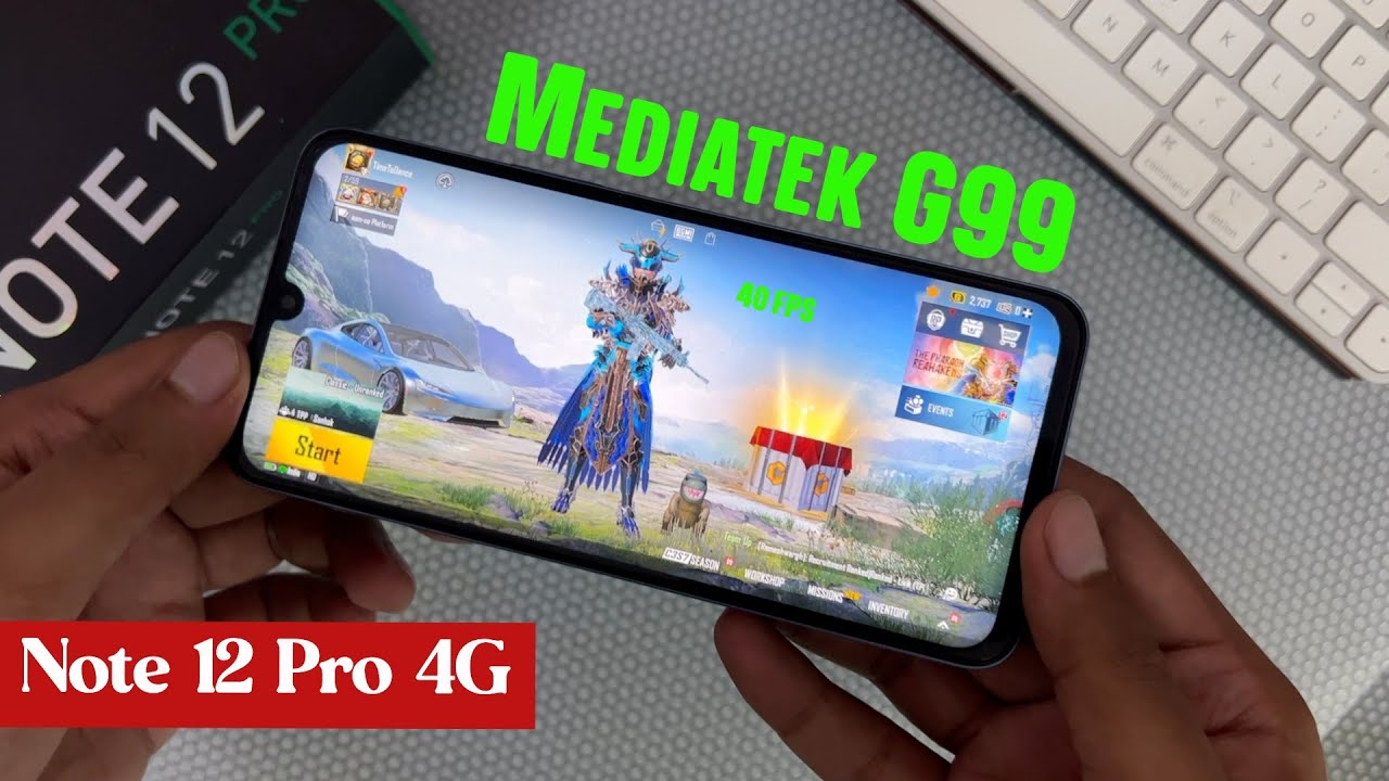 Infinix Note 12 Pro 4G PUBG Gaming Test with FPS | Helio G99 BGMI Gaming
