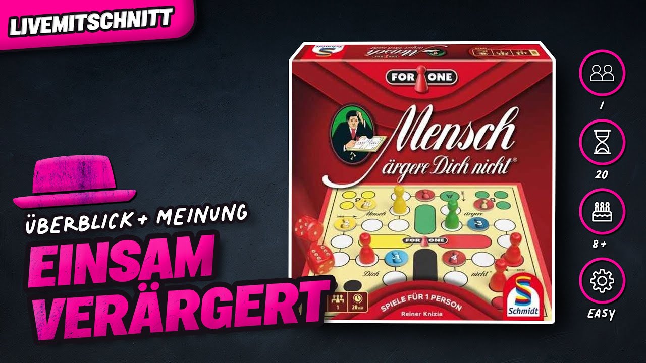 FOR ONE: MENSCH ÄRGERE DICH NICHT - Brettspiel - Der Pile ist geil