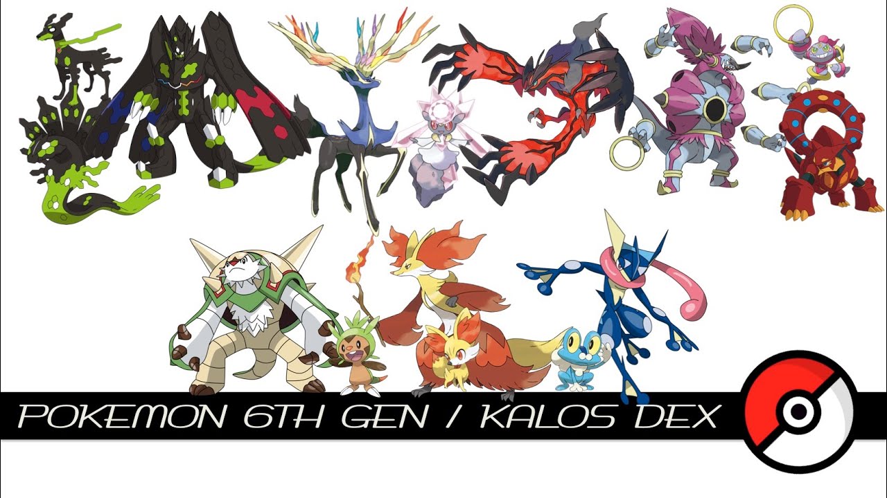 Pokemon 6th Gen / Kalos Dex