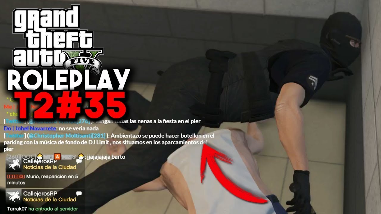GTA V ROLEPLAY T2#35 POLICÍA ME PONE SU NEPE EN LA CARA!! (ME MATAN)