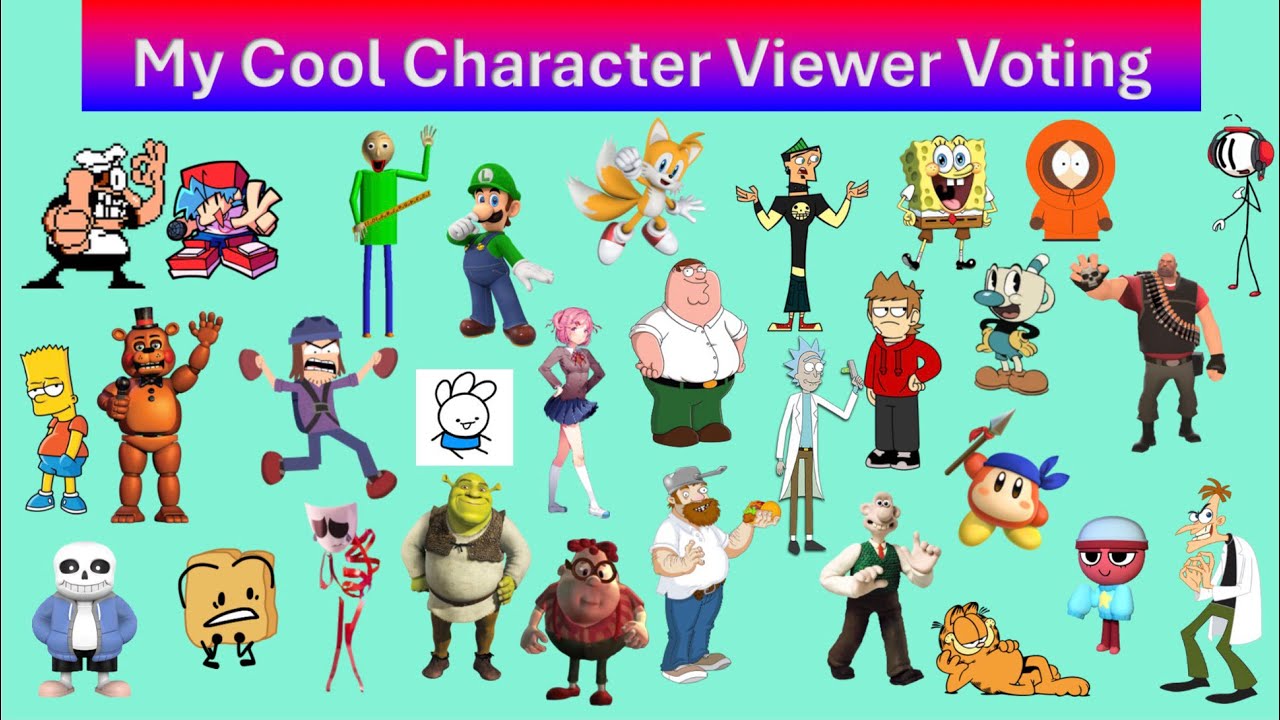 My Cool Character Viewer Voting 1 | Meet the cast