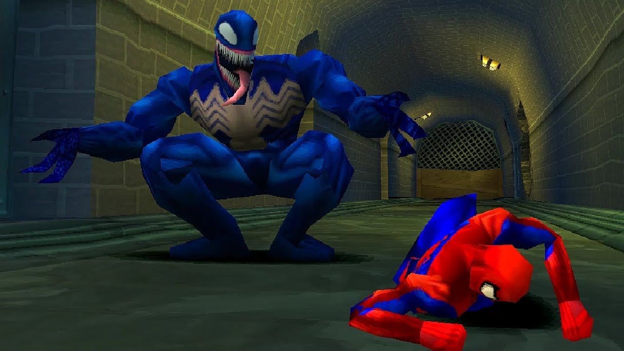 Spider-Man PS1 Playthrough Widescreen Hack Emulator Remastered HD RetroArch PGXP 2000