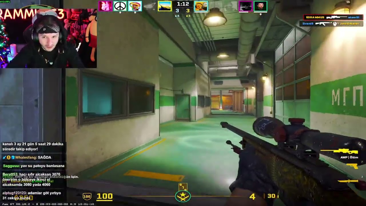 Rammus53 'Counter Strike 2' Oynuyor II Rammus'un Yönettiği Maçta Rakipleri Şaşırtacak Taktikleri!!
