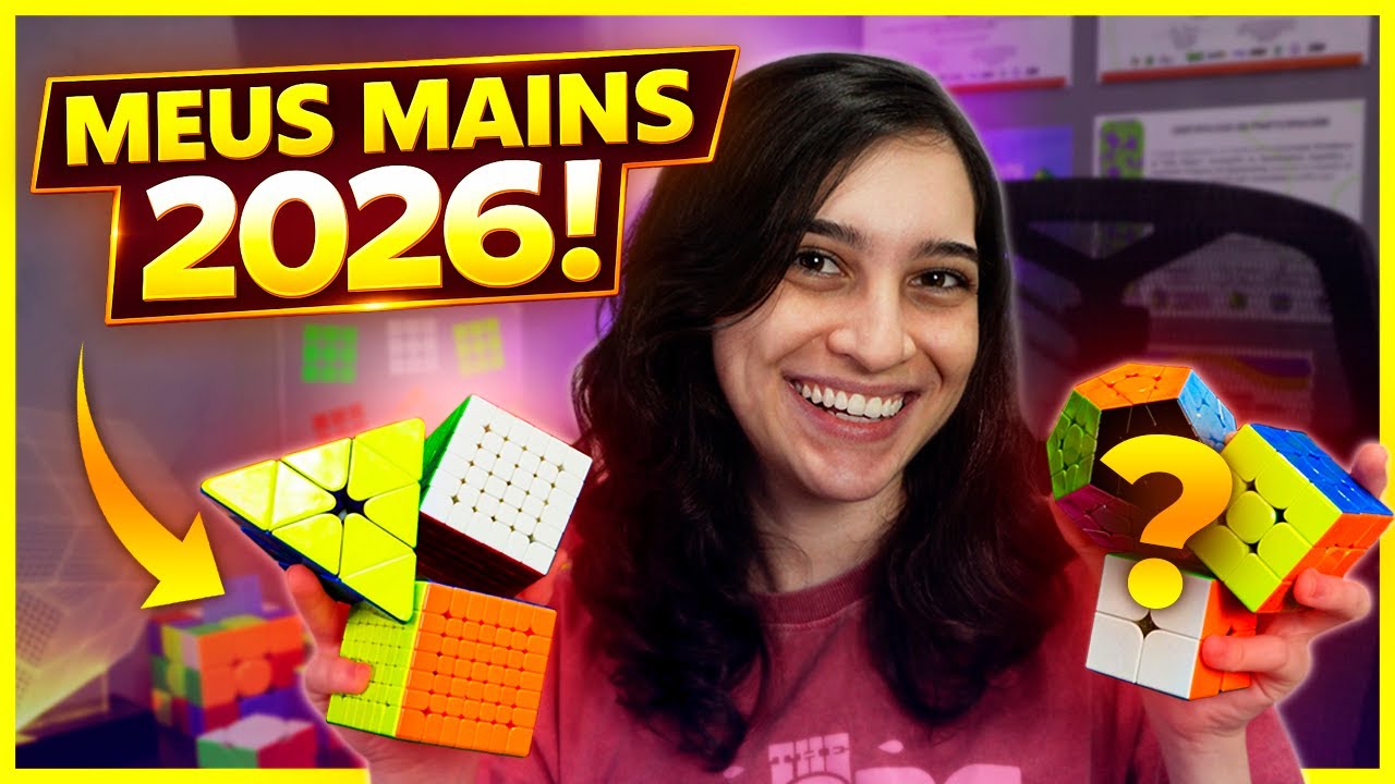 CUBOS MÁGICOS que ESTOU USANDO + meus OBJETIVOS para 2026 🧩 (Mains and goals)