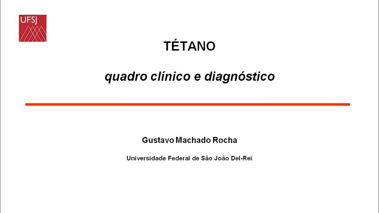 DIP - T&eacute;tano Acidental - prof Gustavo Rocha