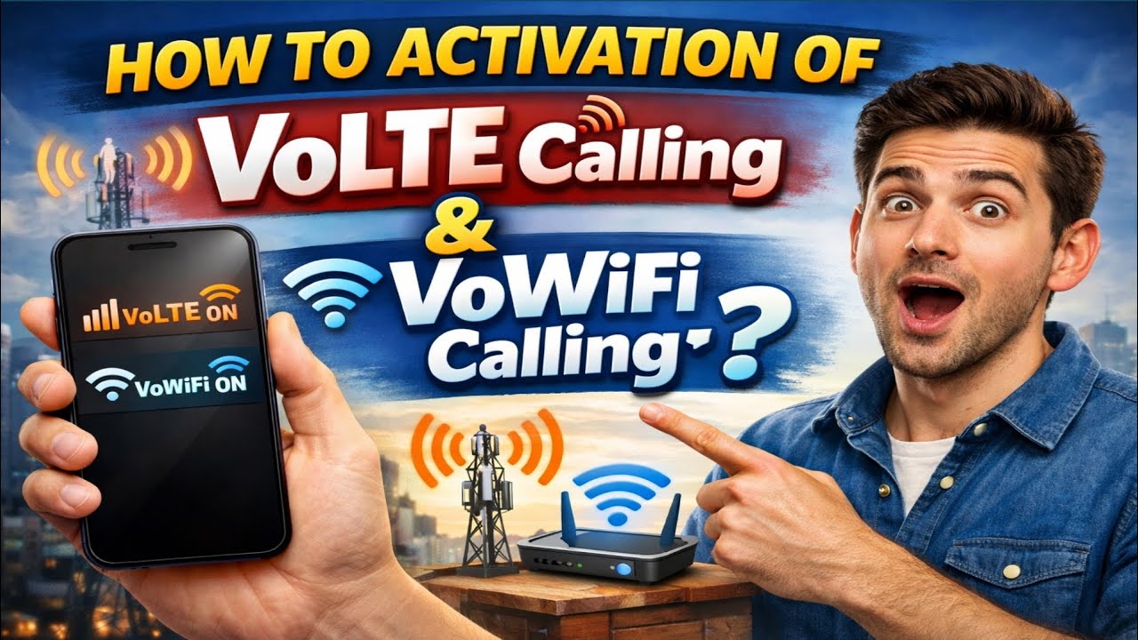 How to activation of VoLTE calling and VoWiFi calling?