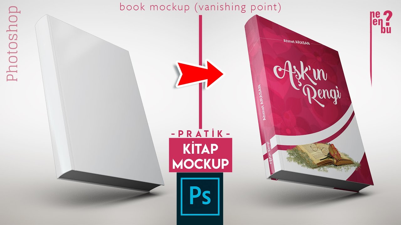 Pratik Kitap Mockup Yapımı (Detaylı Anlatım) - Photoshop Eğitim Dersleri
