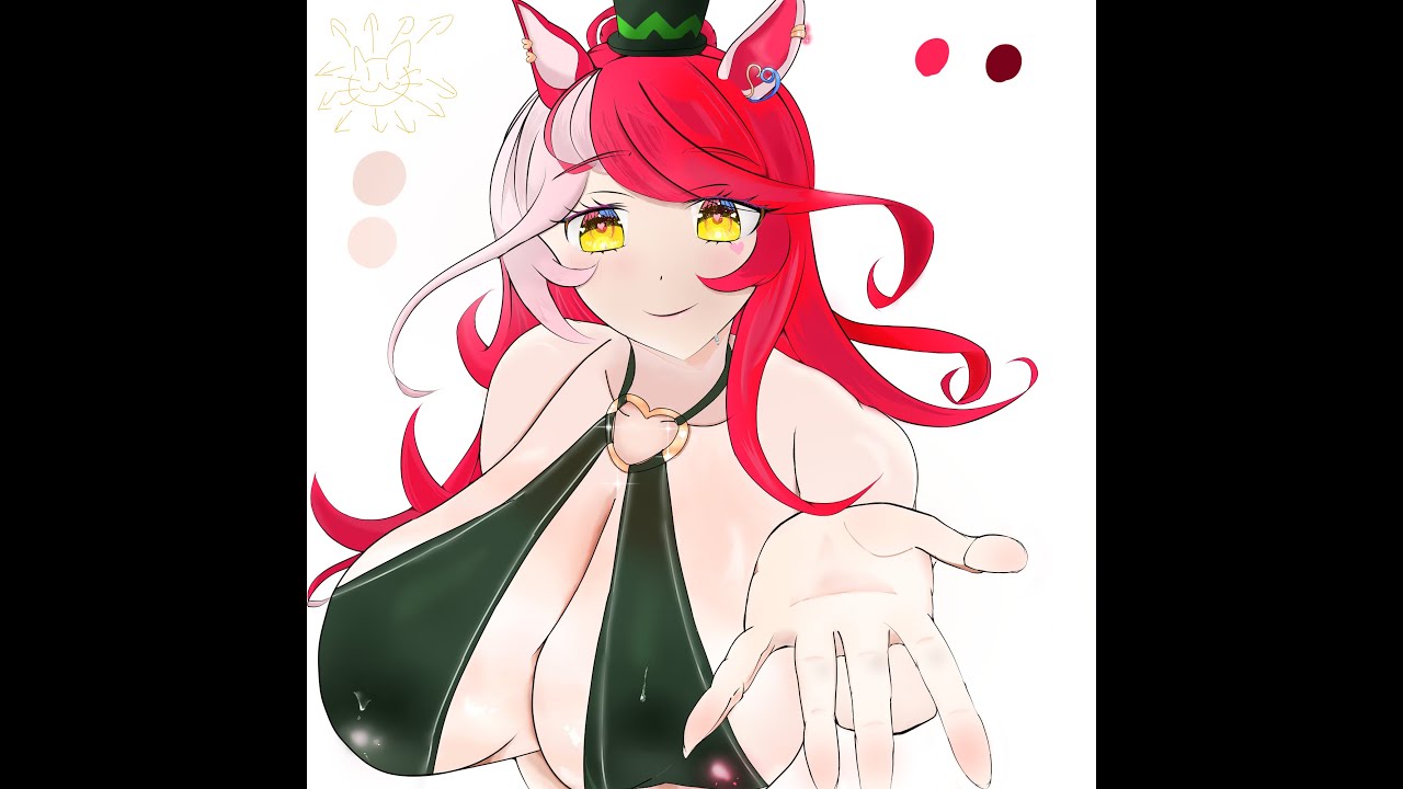 お絵かき練習#123　寝る前の少しお絵かき