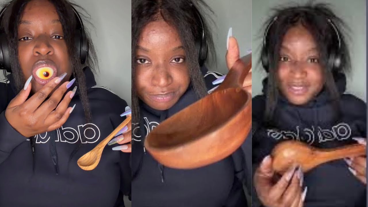 Face-Tasting ASMR with a Wooden Spoon | Gentle Mouth Sounds 😊