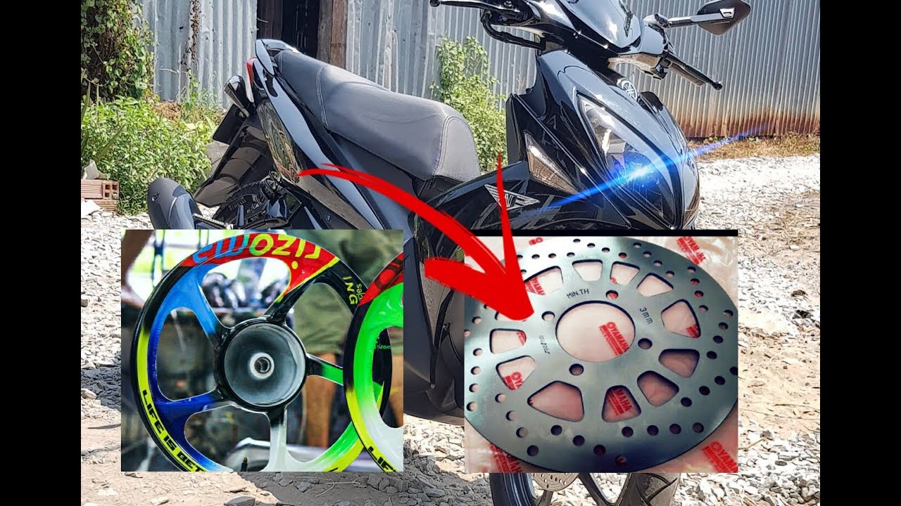 Обновление заднего тормозного диска для yamaha Nouvo lx 135 - enlegen
