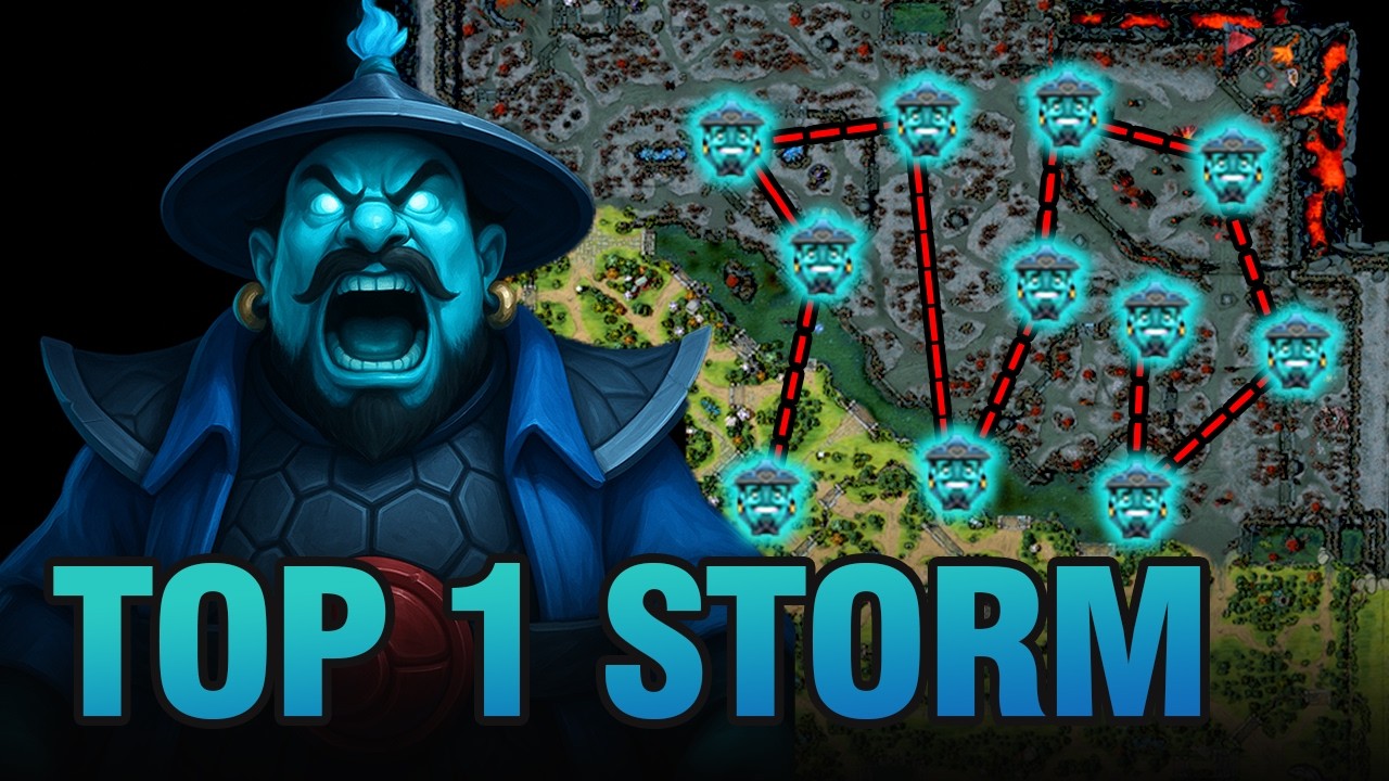 Top 1 Storm Spirit MID 7.40c – INSANE Map Control | Immortal Dota 2