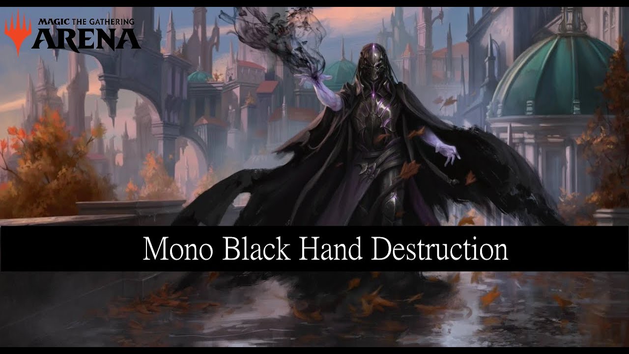 Mono Black Hand Destruction - Historic - MTG Arena Game Play and Deck Tech