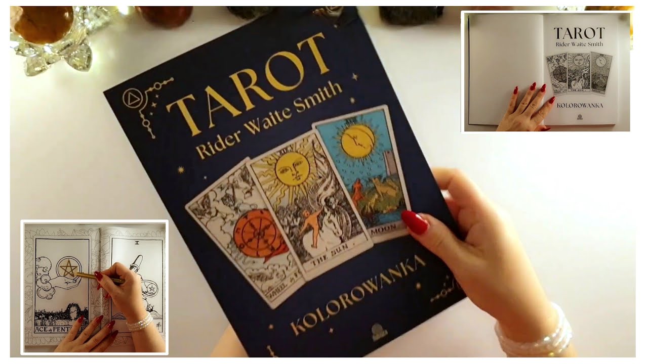 Tarot Rider Waite Smith. Kolorowanka Wydawca Illuminatio. Moja rekomendacja💞Nauka Tarota