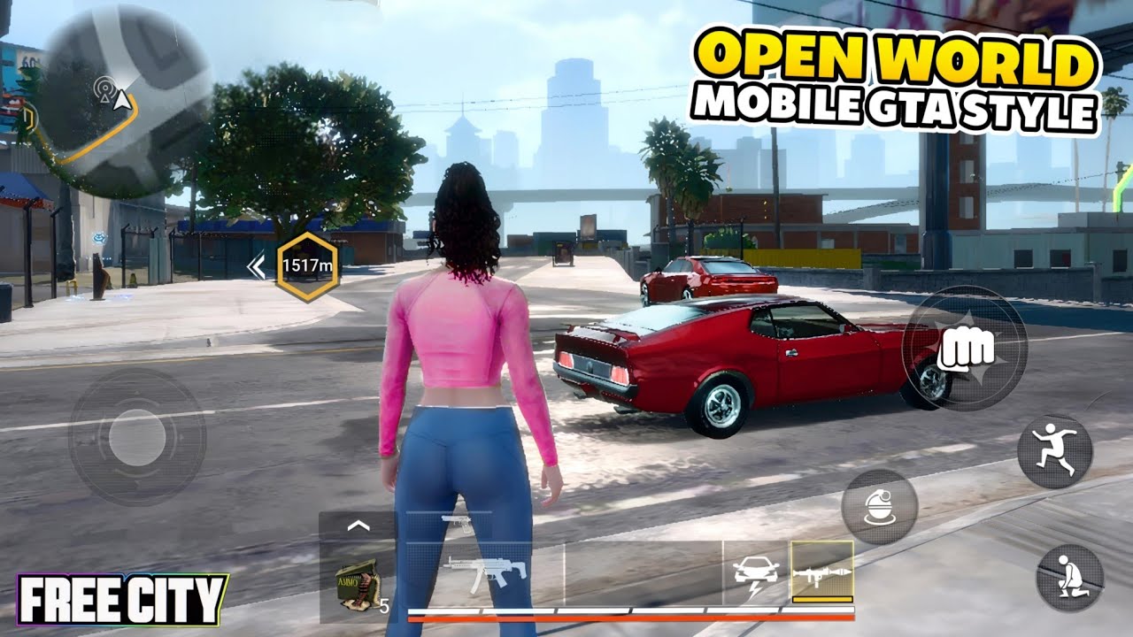 MAKIN KEREN AJA INI GAME OPEN WORLD ALA ALA GTA! GARENA FREE CITY (Android)