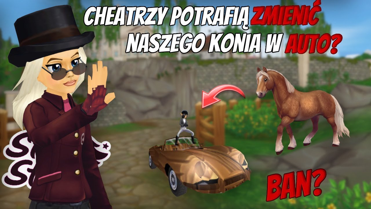 CHEATERZY POTRAFIĄ ZAMIENIĆ NASZEGO KONIA W AUTO? MOŻEMY DOSTAĆ BANA? WYJAŚNIENIA! 😱