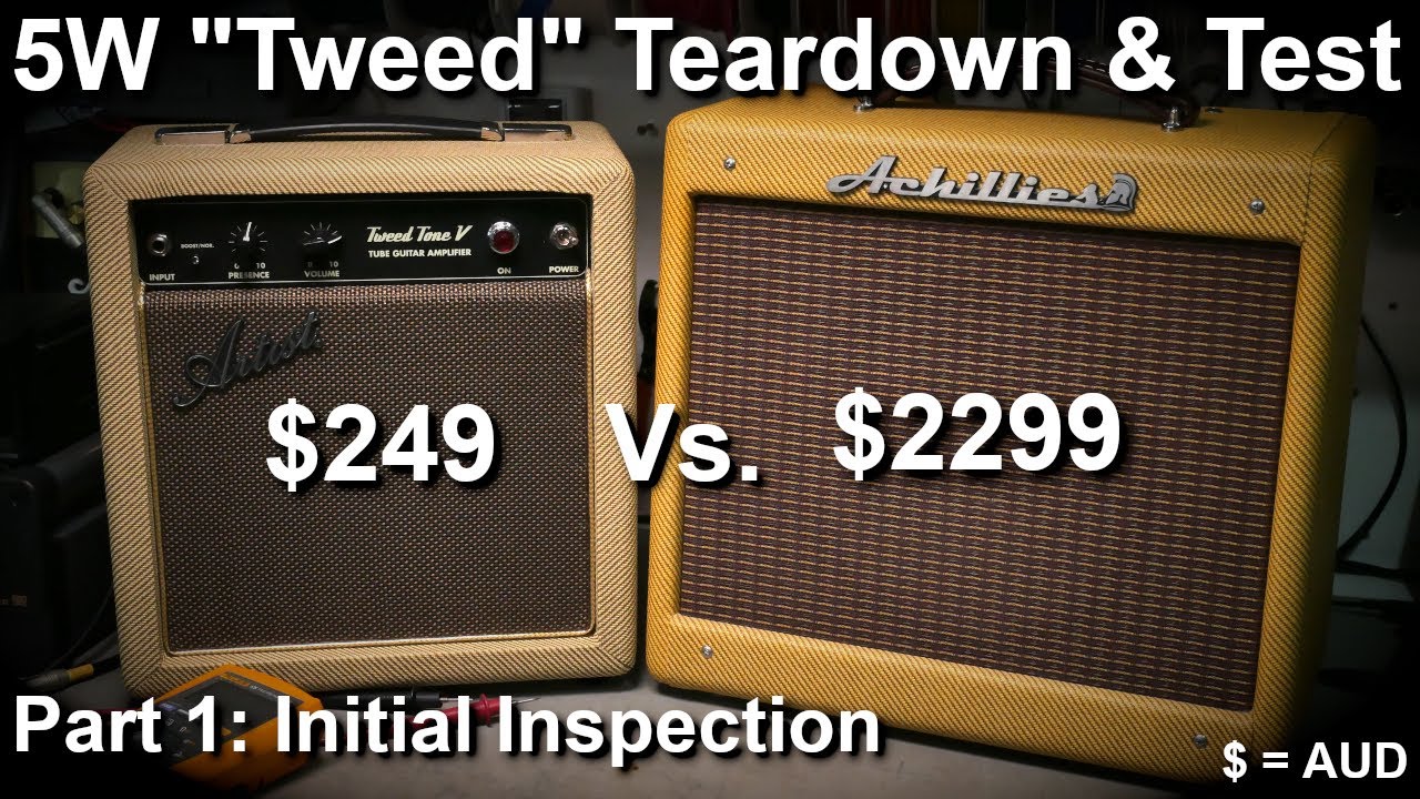 Artist Guitars Tweedtone V - Vs - Achillies Nyx 5W (Part 1)