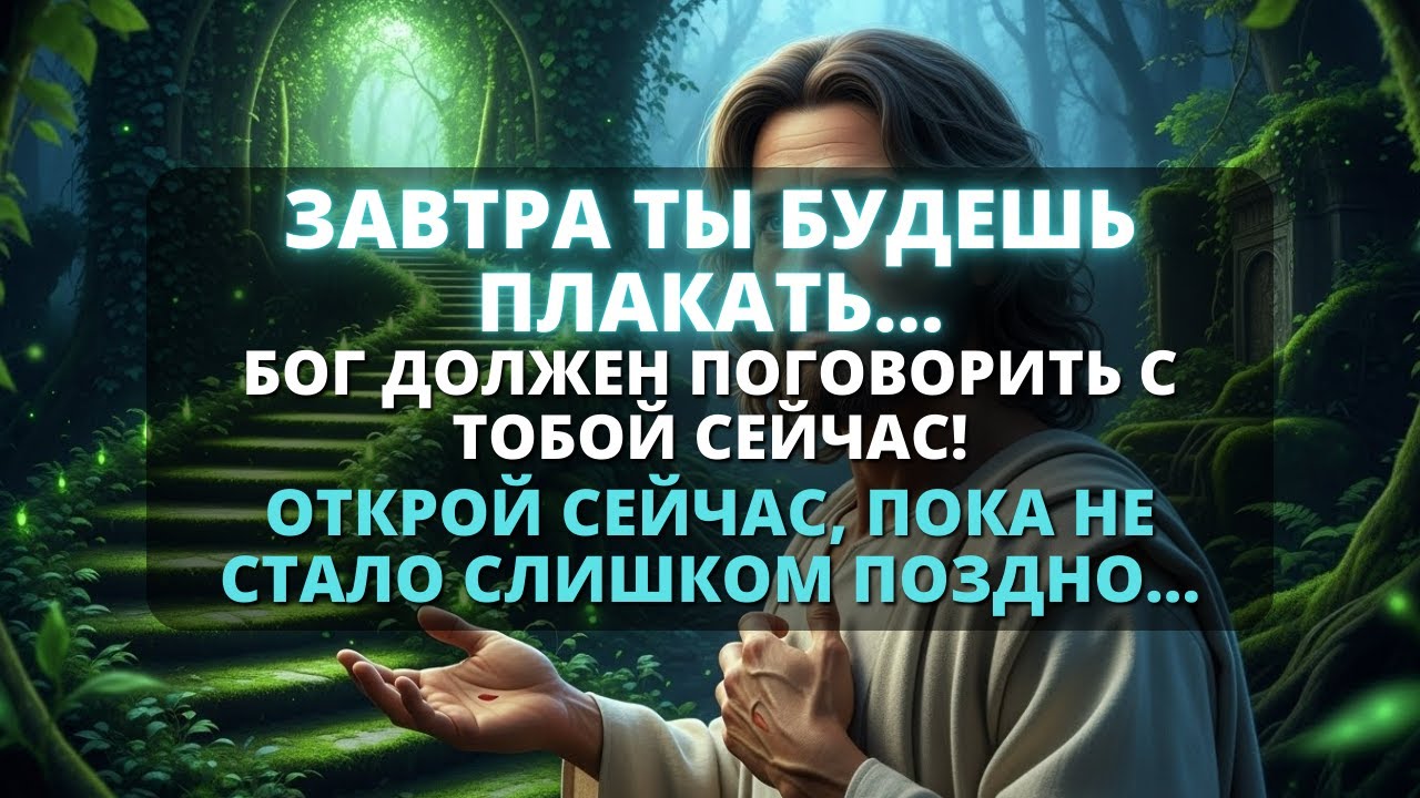 Бог говорит: 🛑 БОГ ГОВОРИТ, ЧТО ОН ДЕЙСТВИТЕЛЬНО НУЖЕН ПОГОВОРИТЬ С ТОБОЙ СЕЙЧАС!