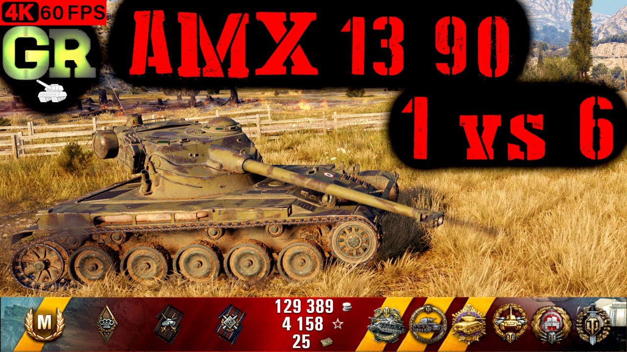 World of Tanks AMX 13 90 Replay - 11 Kills 4.3K DMG(Patch 1.7.0)