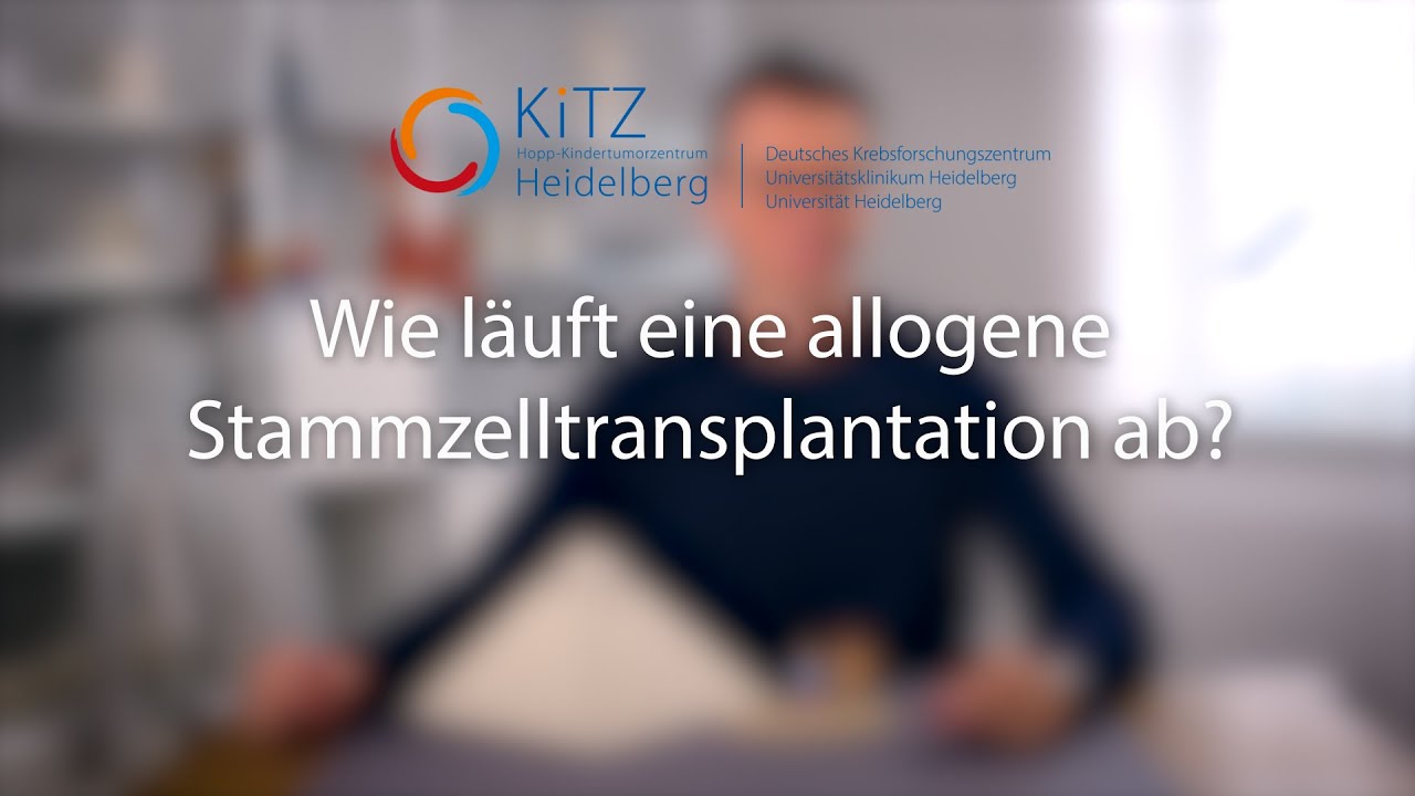 Wie läuft eine allogene Stammzelltransplantation ab? | Krebs bei Kindern klargemacht