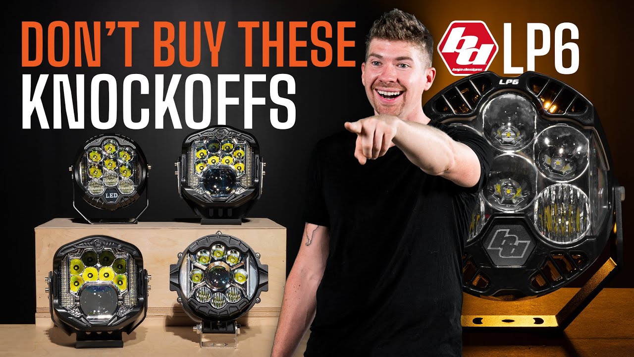 Baja Designs LP6 vs. Knockoffs | 7-Inch Pod Light Shootout Reveals the King of Brightness! 💥