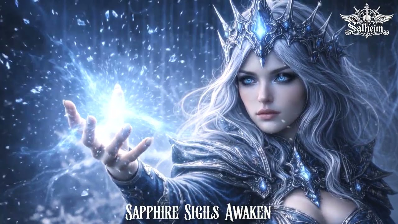 SAPPHIRE SIGILS AWAKEN | Gothic Violin Metal | Fantasy Music for Focus & Gaming