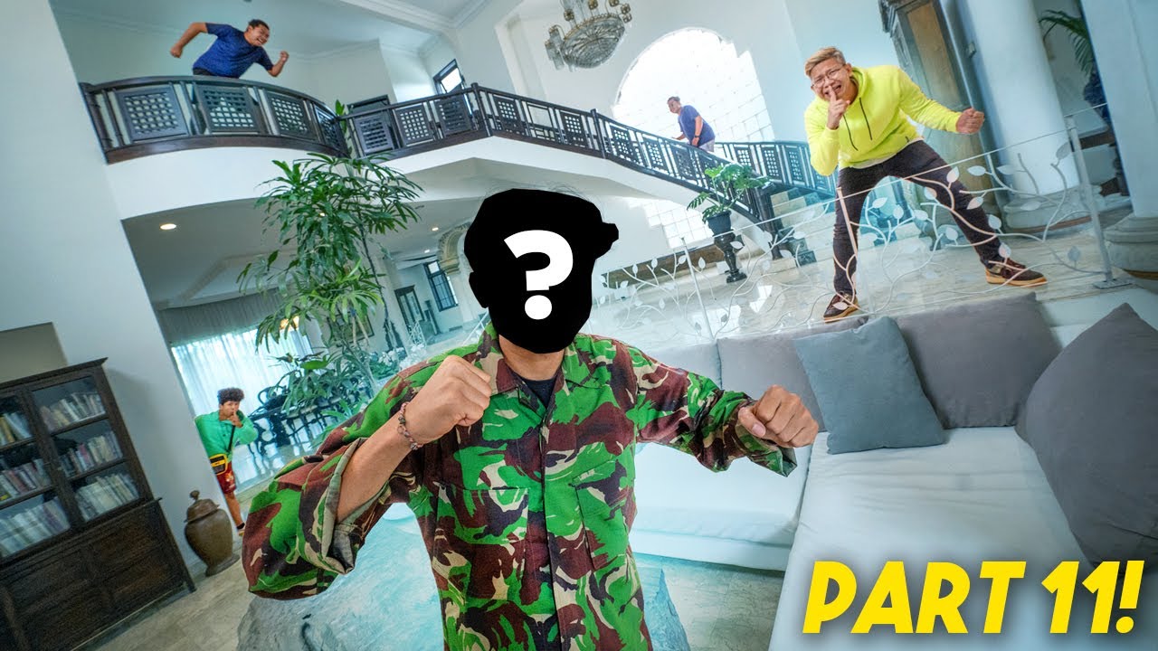 SEMBUNYI DARI TENTARA DI VILLA SUPER LUAS!! PART 11!!