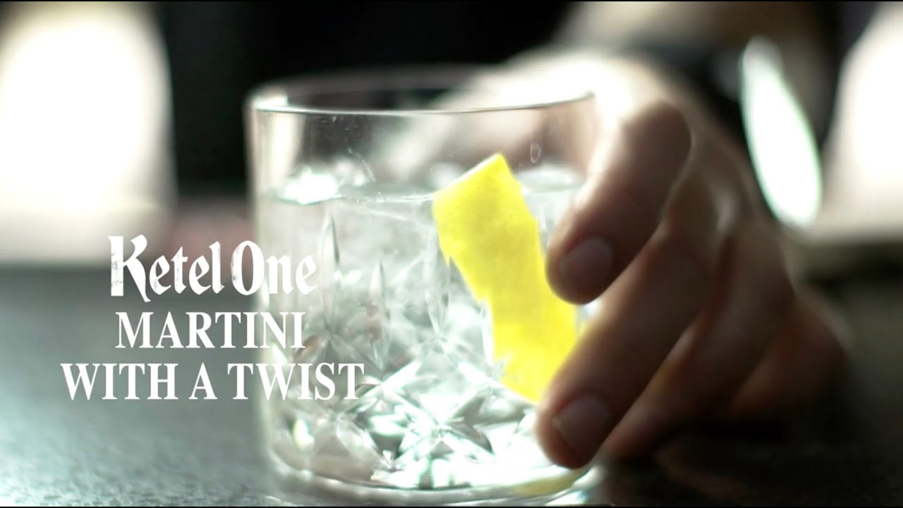Ketel One Martini With a Twist