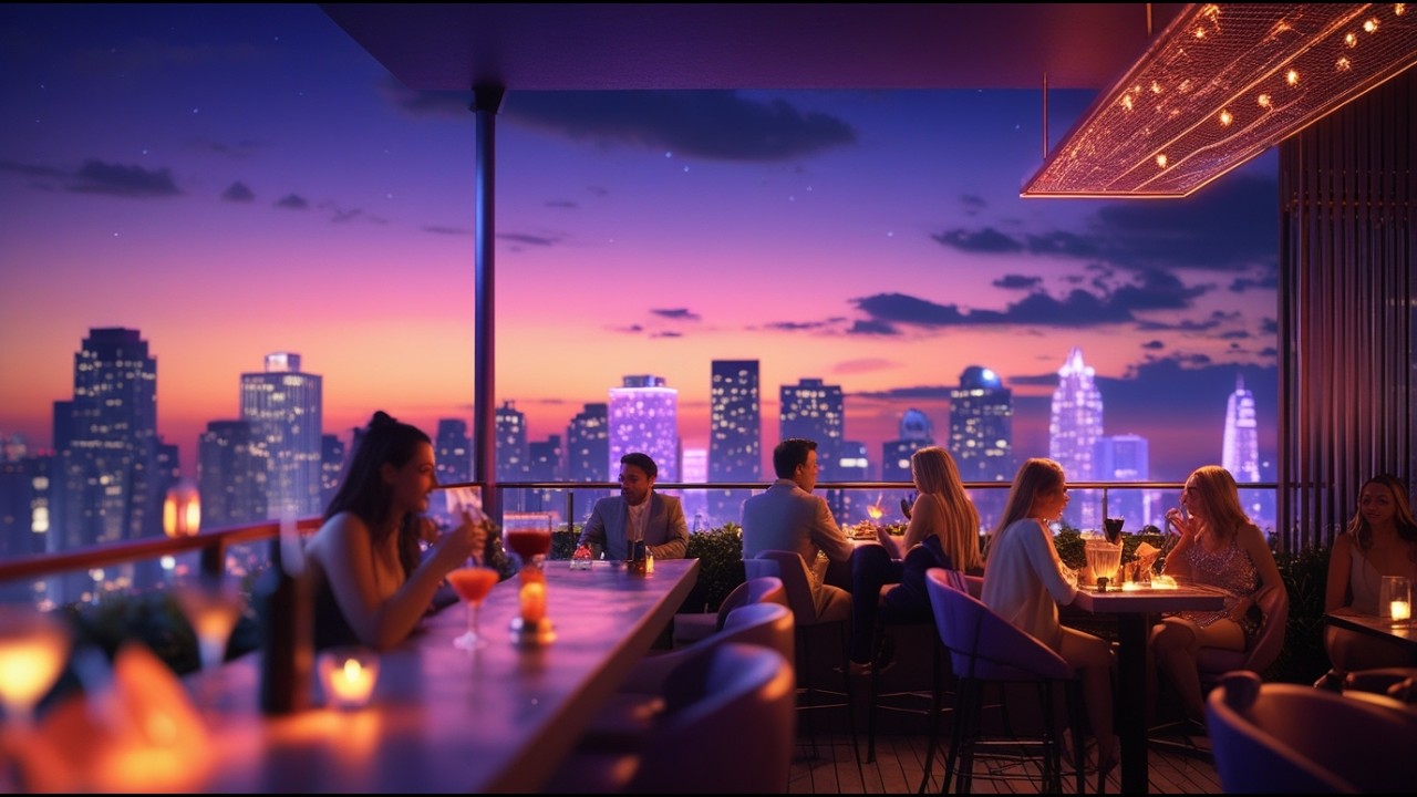 Reflected Rhythms – Skyline Elegance (EDM x Classical Fusion) #rooftop #edm #asmr
