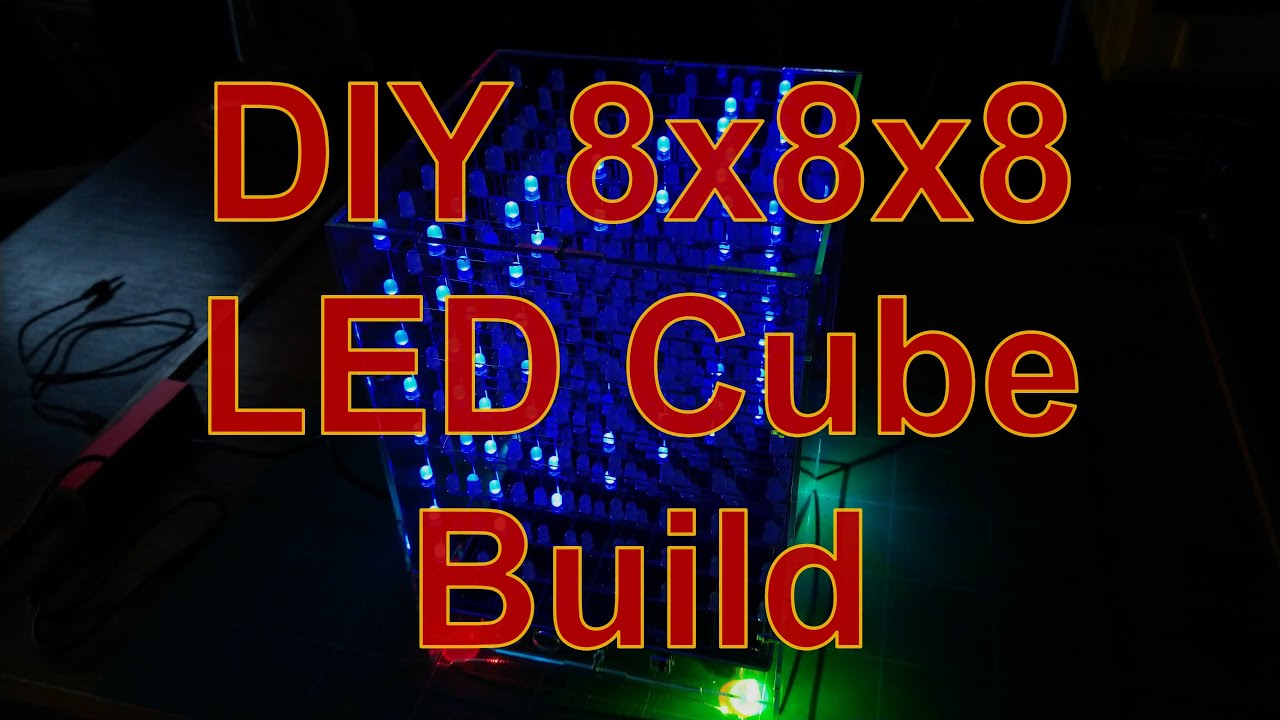 DIY 8x8x8 LED Cube Build - Part 2 - Assembling the LED Panels