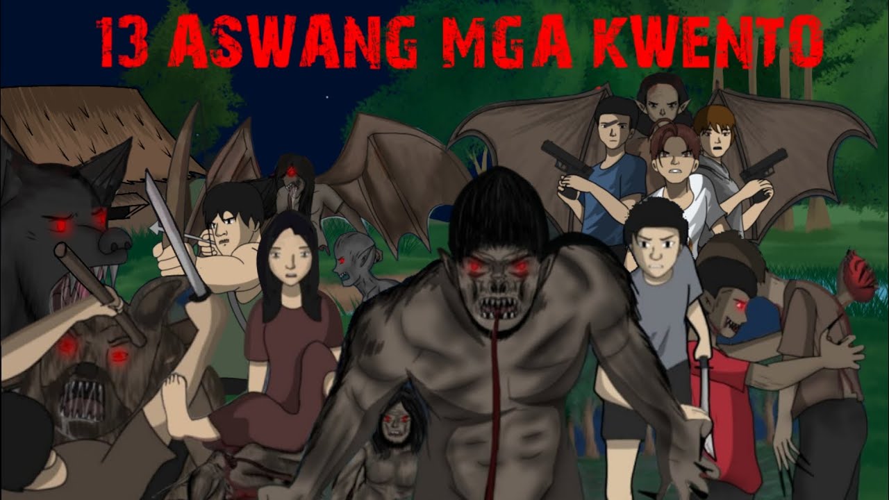 13 ASWANG MGA KWENTO| Aswang animated Horror Story | PINOY ANIMATION